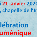 Assistez à la Célébration Œcuménique – Mardi 21 Janvier à 13h