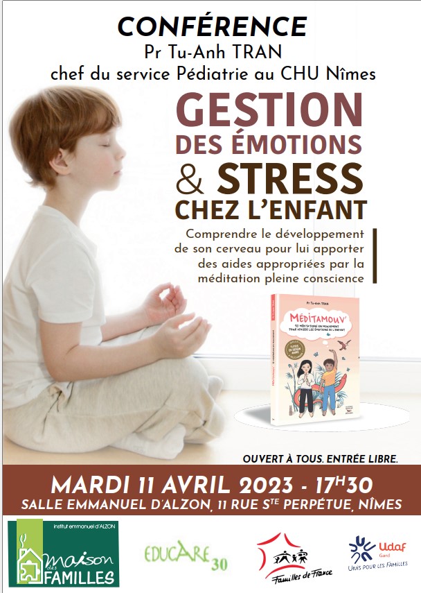 gerer le stress chez l'enfant