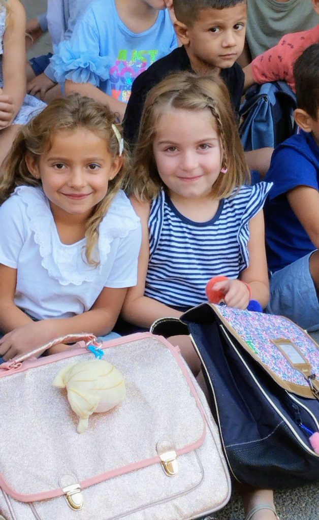 bénédiction des cartables à l'école de à Nîmes