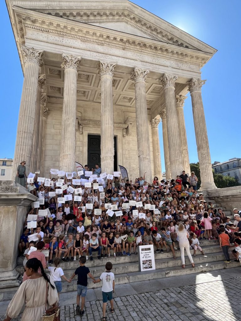 maison carrée à l'unesco primaire nimes